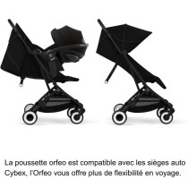 CYBEX - Poussette ultra compacte et confortable - ORFEO - 4 roues - Ma
