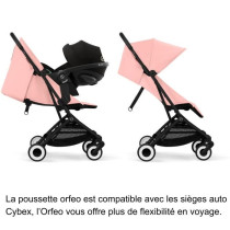 CYBEX - Poussette ultra compacte et confortable - ORFEO - 4 roues - Ca