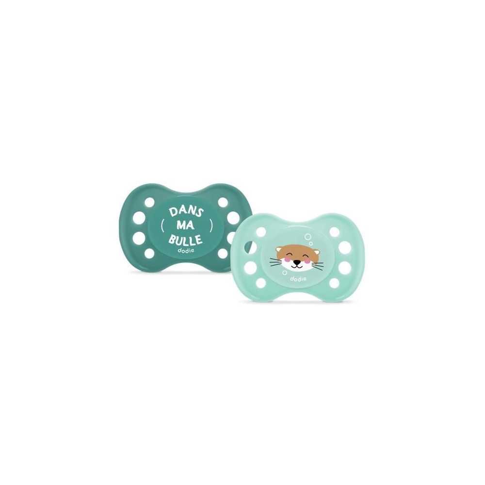 Duo sucettes anatomiques - DODIE - EDL A99 - 0/6 mois - Loutre Duo sucettes anatomiques - DODIE - EDL A99 - 0/6 mois - Loutre