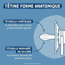 2 Sucettes anatomiques - DODIE - A109 EDL - +18 mois - Mathilde Cabana