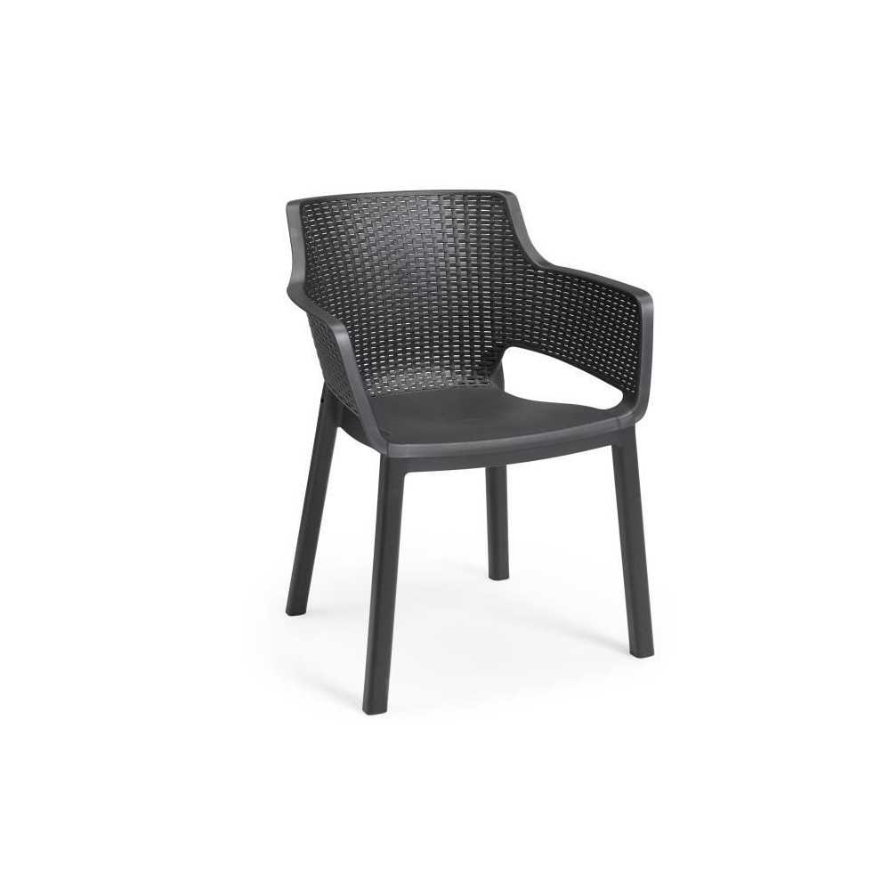 Lot de 6 fauteuils de jardin - Allibert by KETER - EVA - En résine -