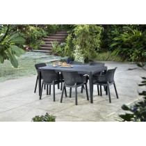 Lot de 6 fauteuils de jardin - Allibert by KETER - EVA - En résine -
