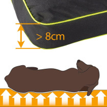 Coussin pour chiens - Ferplast - Polo - Noir - 65 x 40 x 8 cm - Imperm