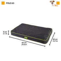 Coussin pour chiens - Ferplast - Polo - Noir - 65 x 40 x 8 cm - Imperm