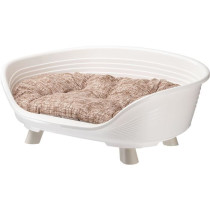 Corbeille - FERPLAST - THRONE 6 - Avec coussin relax - Blanc