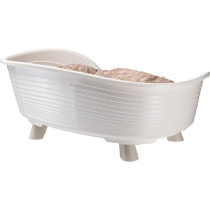 Corbeille - FERPLAST - THRONE 6 - Avec coussin relax - Blanc