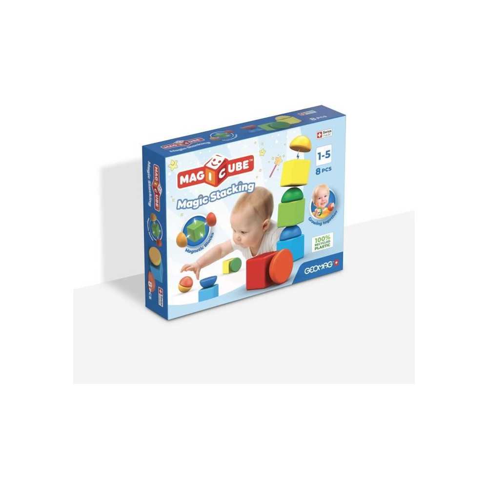 Blocs magnétiques - GEOMAG - Magicube 061 - 8 pieces - Empilables - P