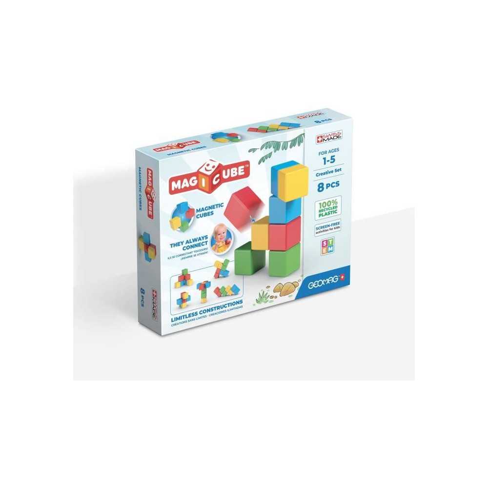 Jeu de construction magnétique - GEOMAG - Magicube Recycled Creative