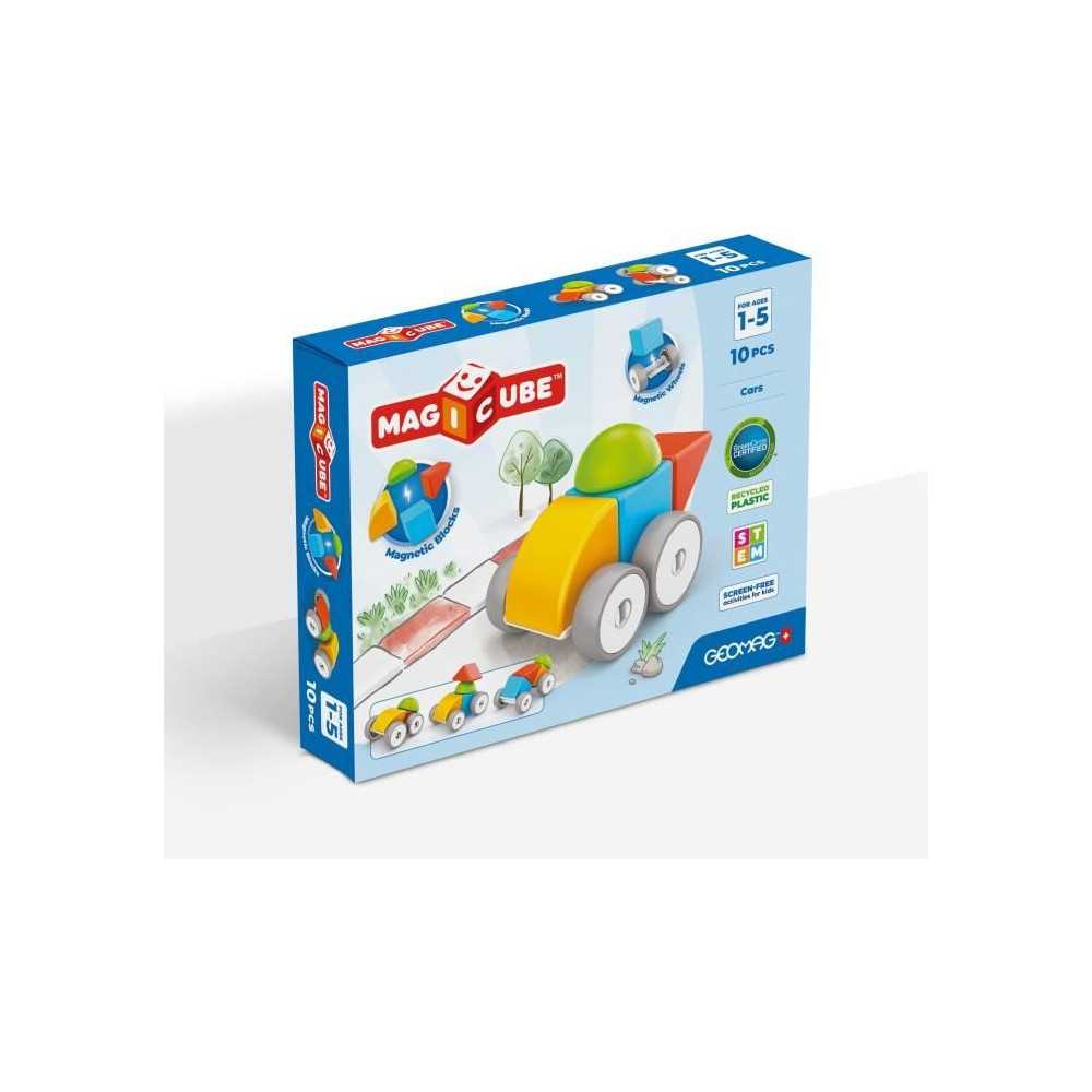 Blocs magnétiques - GEOMAG - Magicube 308 - 10 pieces - Formes varié