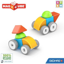 Blocs magnétiques - GEOMAG - Magicube 308 - 10 pieces - Formes varié