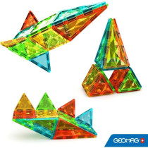 Tuiles magnétiques - GEOMAG - Tiles Gems 4100 - 16 pieces - Formes g