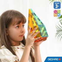 Tuiles magnétiques - GEOMAG - Tiles Gems 4100 - 16 pieces - Formes g