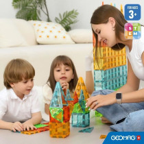 Tuiles magnétiques - GEOMAG - Tiles Gems 4102 - 44 pieces - Formes g