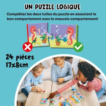 Jeux éducatifs - GEOMAG - Ecologic Puzzle Saving Water - Mini-puzzles