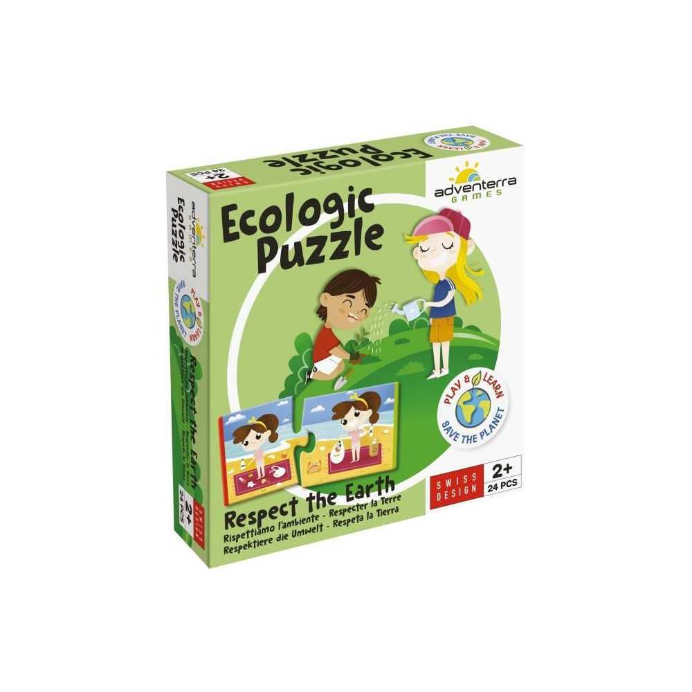 Jeux éducatifs - GEOMAG - Ecologic Puzzle Respect the Earth - Mini-pu