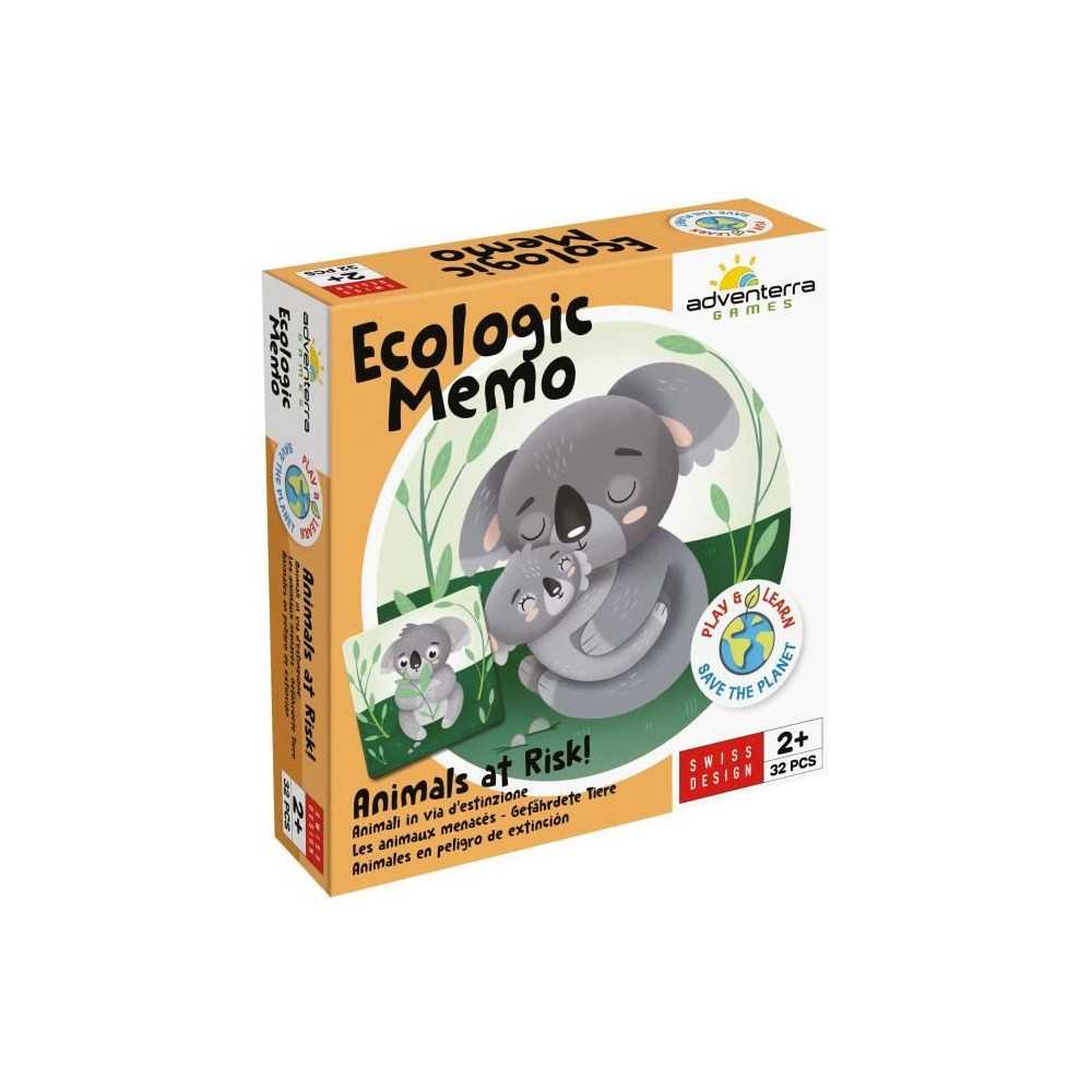 Jeux éducatifs - GEOMAG - Ecologic Memo Animals at Risk - Jeu de mém