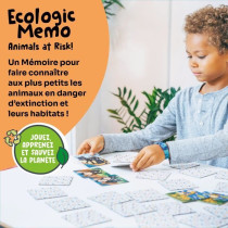 Jeux éducatifs - GEOMAG - Ecologic Memo Animals at Risk - Jeu de mém