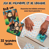 Jeux éducatifs - GEOMAG - Ecologic Memo Animals at Risk - Jeu de mém