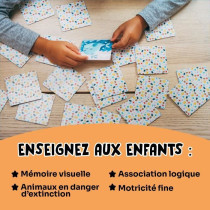 Jeux éducatifs - GEOMAG - Ecologic Memo Animals at Risk - Jeu de mém