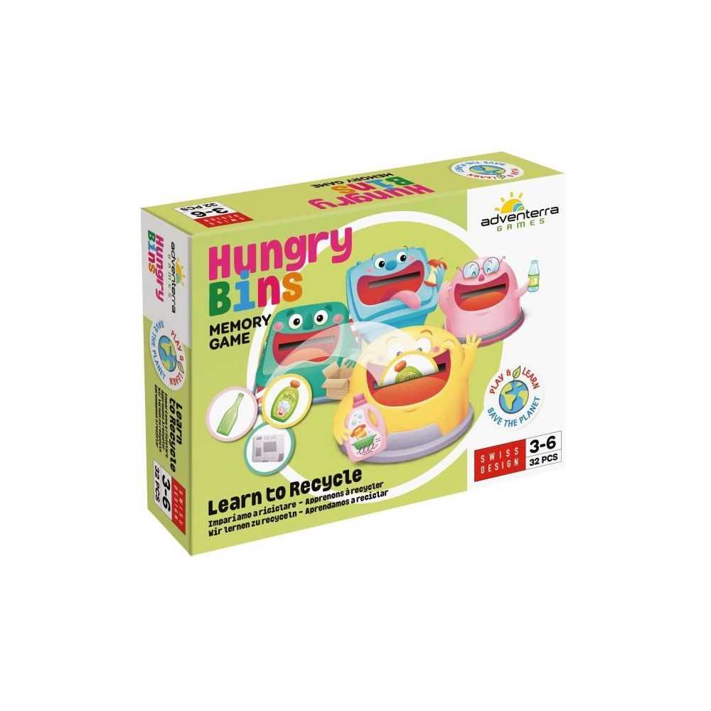 Jeux éducatifs - GEOMAG - Hungry Bins - Tri sélectif - Apprentissage