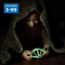 Coffret de construction - GEOMAG - Glow Recycled - 42 pieces - Lumines