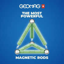 Coffret de construction - GEOMAG - Glow Recycled - 25 pieces - Lumines