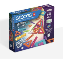 Coffret de construction - GEOMAG - Glitter Panels - 35 pieces - Magné