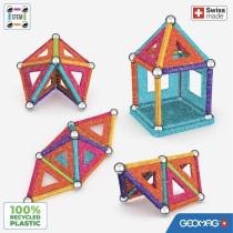 Coffret de construction - GEOMAG - Glitter Panels - 35 pieces - Magné