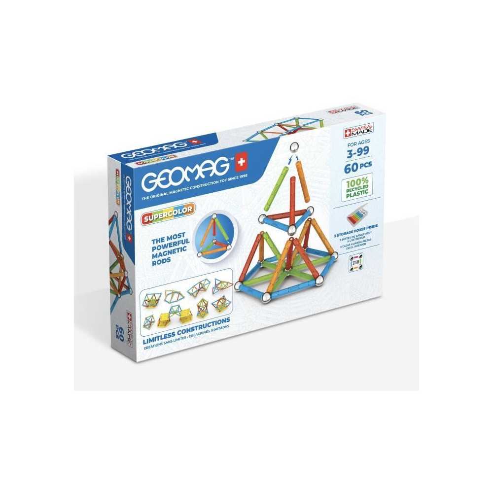 Jeu de construction magnétique - GEOMAG - Glitter Panels Recycled 22