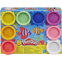 Play-Doh 8 pots Arc-en-ciel, Pâte a modeler, 8 pots de 56g chacun