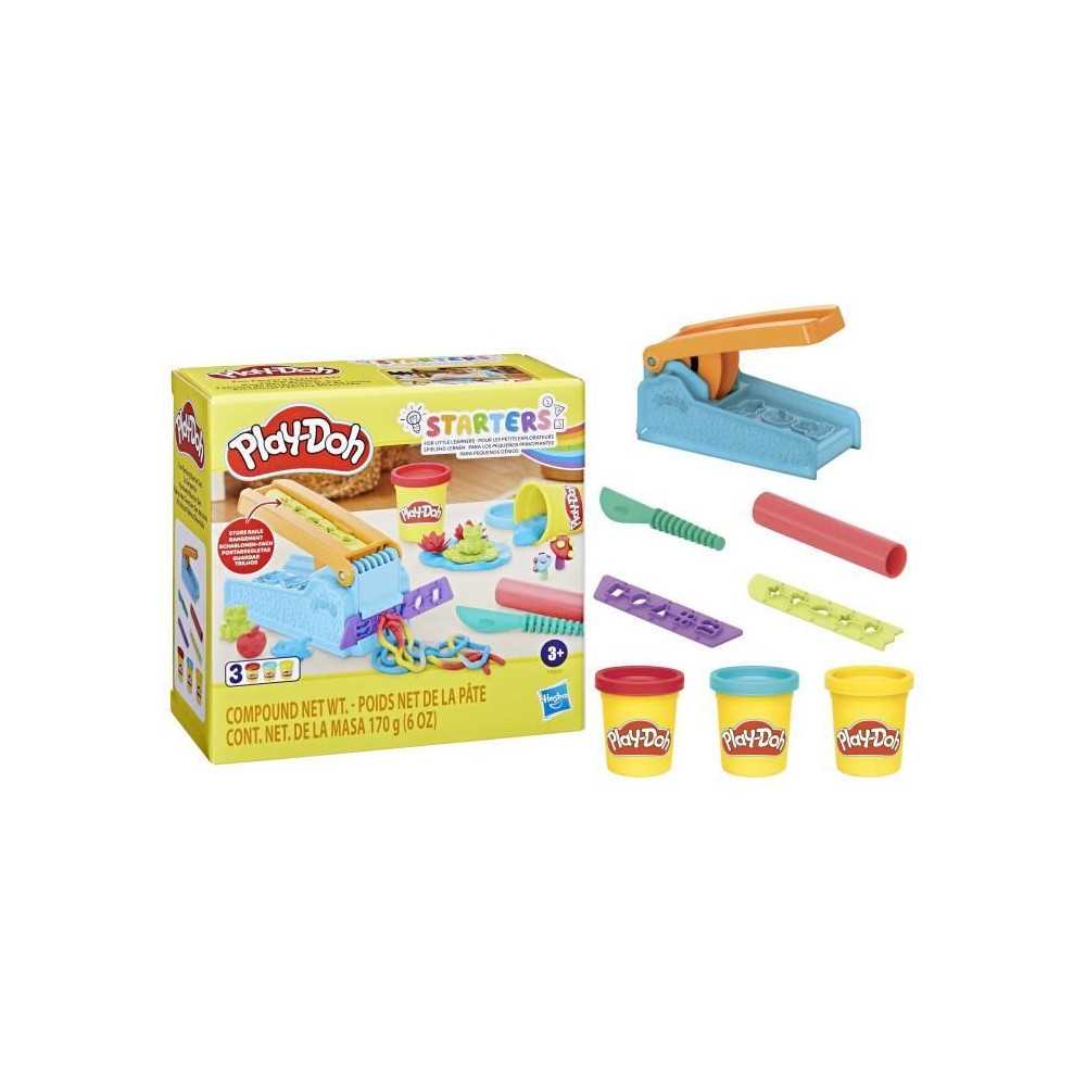 Play-Doh Coffret Starters Le Serpentin, Pâte a Modeler 3 pots et 10 f
