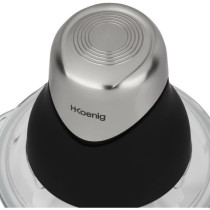 Mini hachoir électrique - H.Koenig - LEO8 - 320 W - Bol en verre 1 L