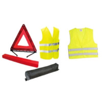 Pack sécurité - HTC EQUIPEMENT - 1 triangle de présignalisation + 2