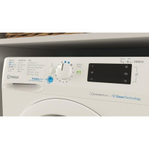 Lave-linge séchant hublot INDESIT BDE76435WVFR - 7 / 6 kg - Induction