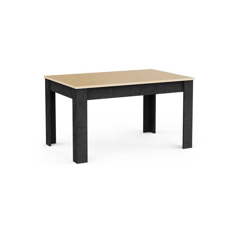 Table a manger fixe - KENT - Chene de fil / Sidewalk - Rectangulaire -