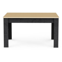 Table a manger fixe - KENT - Chene de fil / Sidewalk - Rectangulaire -