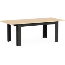 Table a manger extensible - KENT - Chene de fil / Sidewalk - Rectangul