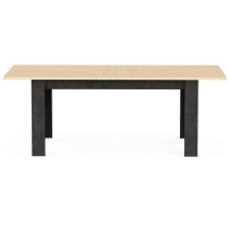 Table a manger extensible - KENT - Chene de fil / Sidewalk - Rectangul