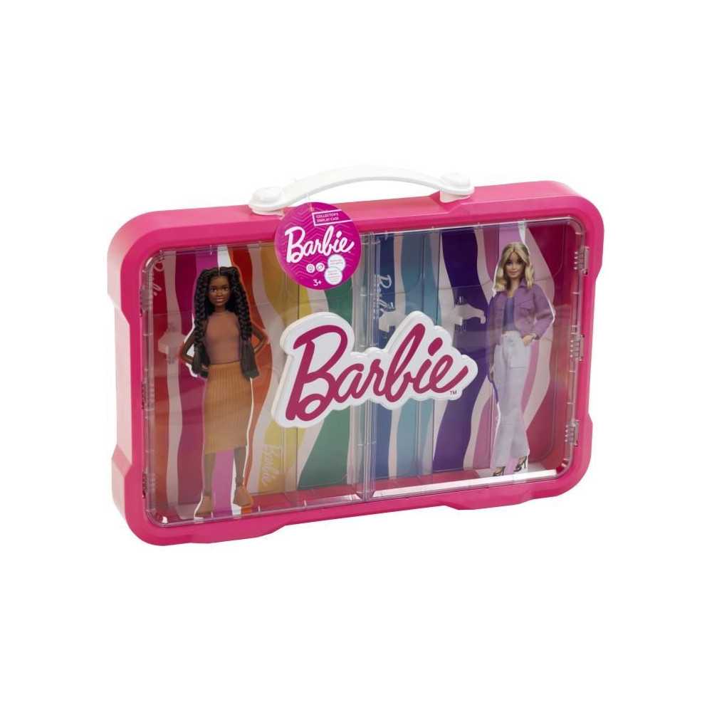 Mallette vitrine Barbie - KLEIN - 5808 - Pour 6 poupées avec fermoir