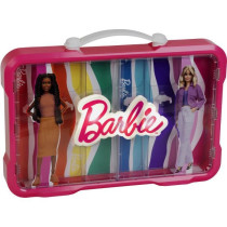 Mallette vitrine Barbie - KLEIN - 5808 - Pour 6 poupées avec fermoir