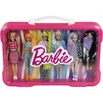 Mallette vitrine Barbie - KLEIN - 5808 - Pour 6 poupées avec fermoir