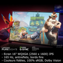 Ordinateur portable gaming - LENOVO - Legion 16' QHD+ - R7-7435HS - 16
