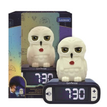 Réveil veilleuse digital LEXIBOOK - Hedwige - 3D lumineux et sonore -