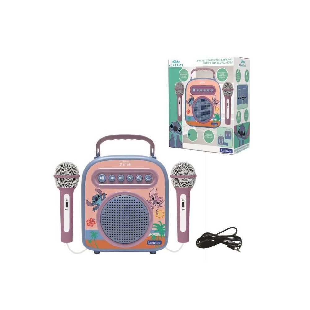 Enceinte Bluetooth avec micros Stitch