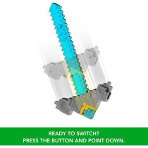 Minecraft Épée et Pioche 2 en 1, accessoire inspiré de Minecraft :