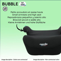 Siege auto réhausseur - NANIA - Bubblefix - Groupe 3 - Isofix - I-Siz