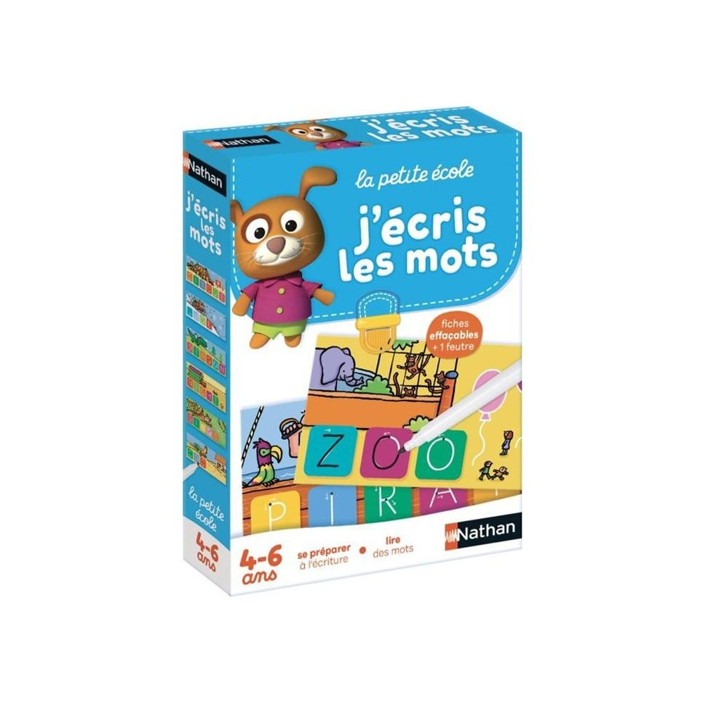 Jeu d'écriture NATHAN La Petite Ecole - J'écris les Mots - Apprentis