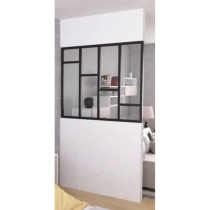Kit lattes horizontales - OPTIMUM - Verriere fixe - H50 X L30 cm - Noi