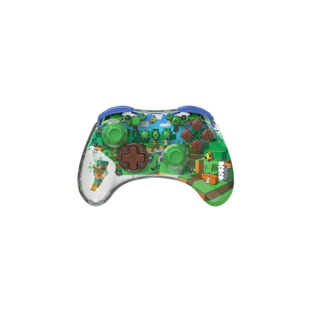 Manette Realmz Sans Fil Ns Steve Minecraft-Accessoire-SWITCH Manette Realmz Sans Fil Ns Steve Minecraft-Accessoire-SWITCH