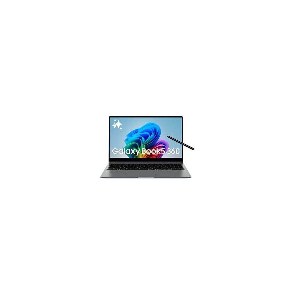 PC portable - SAMSUNG - Galaxy Book5 360 - 15,6 - Intel Core Ultra 5 -